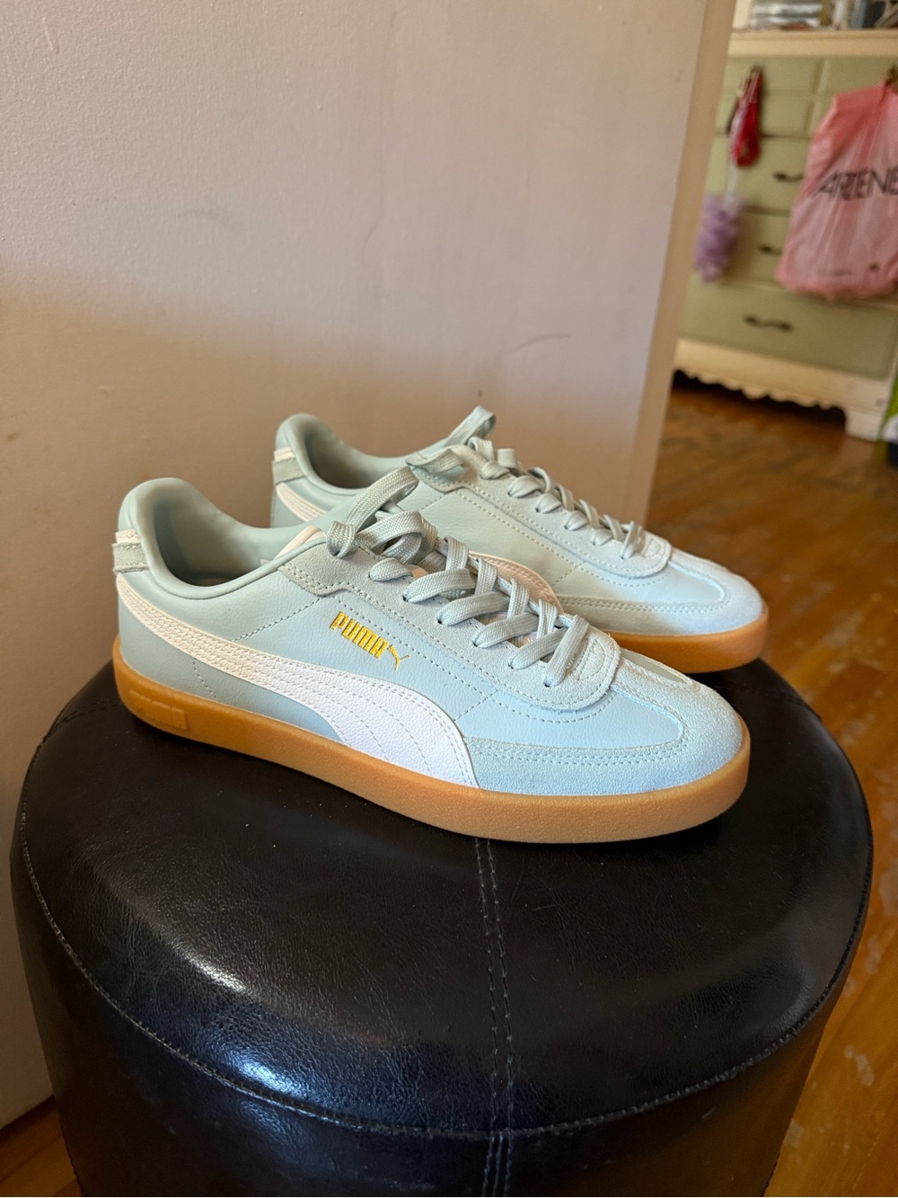 PUMA Women’s Light Blue Club Era II Sneakers